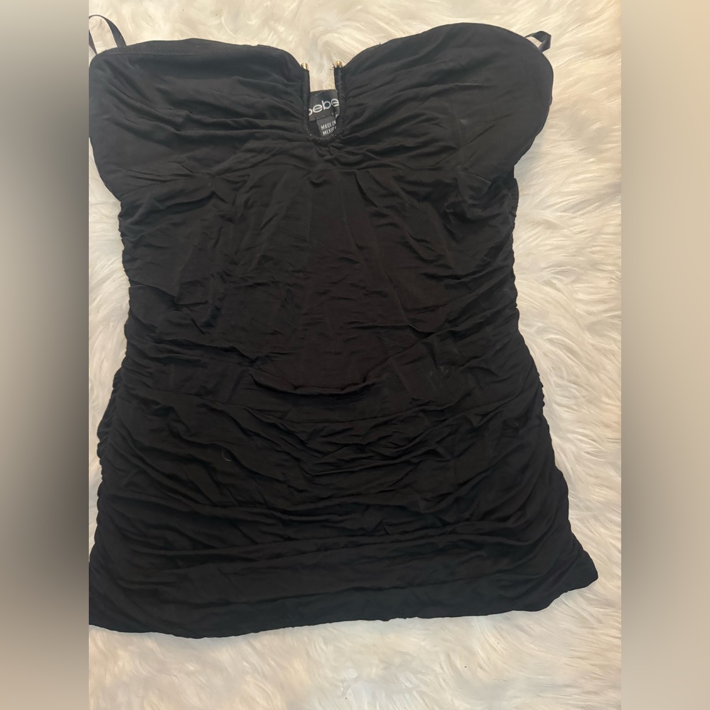 BEBE silky stretchy Dressy Top